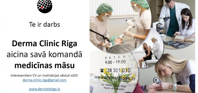 Medicīnas māsas vakance klīnikā