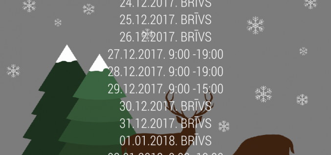 Klīnikas darba laiks svētkos